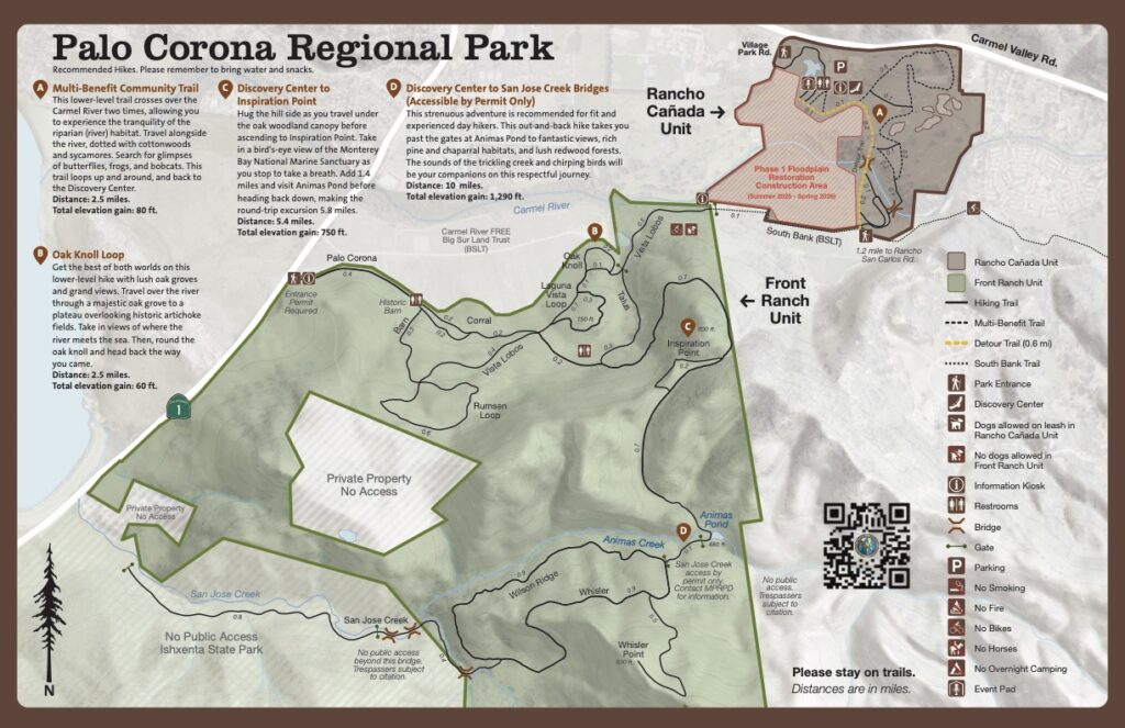 Updated Palo Corona Trail Map